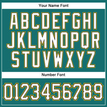 Load image into Gallery viewer, Custom Aqua White-Gold Authentic Sleeveless Baseball Jersey