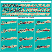 Load image into Gallery viewer, Custom Aqua Vintage USA Flag-City Cream Performance T-Shirt