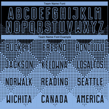 Load image into Gallery viewer, Custom Light Blue Black Round Neck Sublimation Basketball Suit Jersey