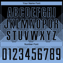 Load image into Gallery viewer, Custom Light Blue Black Round Neck Sublimation Basketball Suit Jersey