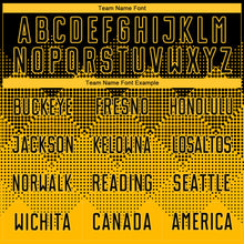 Load image into Gallery viewer, Custom Yellow Black Round Neck Sublimation Basketball Suit Jersey