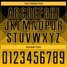 Load image into Gallery viewer, Custom Yellow Black Round Neck Sublimation Basketball Suit Jersey