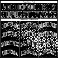 Load image into Gallery viewer, Custom Black White Round Neck Sublimation Basketball Suit Jersey