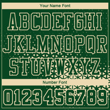 Load image into Gallery viewer, Custom Green Cream Round Neck Sublimation Basketball Suit Jersey