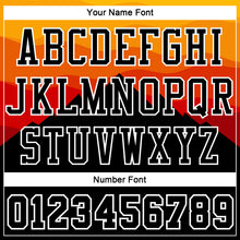 Load image into Gallery viewer, Custom Black Gold-Red Round Neck Sublimation Basketball Suit Jersey