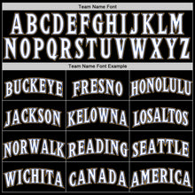 Load image into Gallery viewer, Custom Black White Old Gold-Royal Authentic Baseball Jersey