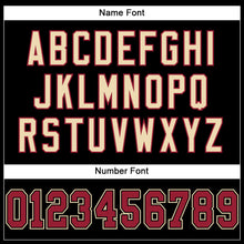 Load image into Gallery viewer, Custom Black Cardinal-Cream Mesh Authentic Football Jersey