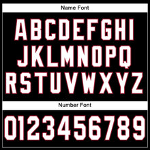 Load image into Gallery viewer, Custom Black White-Cardinal Mesh Authentic Football Jersey