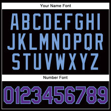 Load image into Gallery viewer, Custom Black Purple-Light Blue Rainbow Colored Heart For Pride Love Is Love LGBT Authentic Baseball Jersey