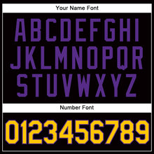 Load image into Gallery viewer, Custom Black Gold-Purple Rainbow Colored Hand For Pride LGBT Authentic Baseball Jersey