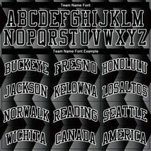 Load image into Gallery viewer, Custom Black Black-Gray Round Neck Sublimation Basketball Suit Jersey