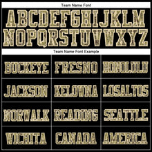 Load image into Gallery viewer, Custom Black Camo-Cream Stitched Cuffed Knit Hat