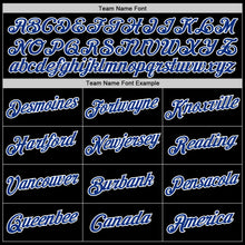 Load image into Gallery viewer, Custom Black Royal-White Performance T-Shirt