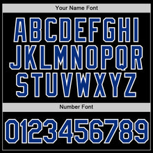 Load image into Gallery viewer, Custom Black Royal-White Performance T-Shirt