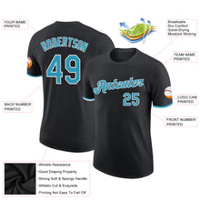 Load image into Gallery viewer, Custom Black Panther Blue-White Performance T-Shirt