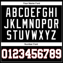 Load image into Gallery viewer, Custom Black White Gray-Red Authentic Throwback Basketball Jersey