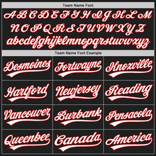 Load image into Gallery viewer, Custom Black White-Red Authentic Baseball Jersey