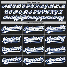 Load image into Gallery viewer, Custom Black White Gray-Royal Authentic Baseball Jersey