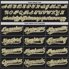 Load image into Gallery viewer, Custom Black Camo-Cream Authentic Baseball Jersey