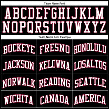 Load image into Gallery viewer, Custom Black White-Maroon Authentic Throwback Basketball Jersey