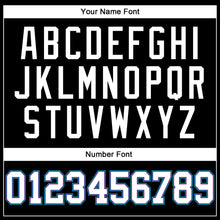 Load image into Gallery viewer, Custom Black White Purple-Teal Authentic Throwback Basketball Jersey