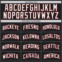 Load image into Gallery viewer, Custom Black White-Red Authentic Baseball Jersey