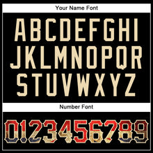 Load image into Gallery viewer, Custom Black Vintage UK Flag-City Cream Authentic Baseball Jersey