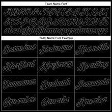 Load image into Gallery viewer, Custom Black Steel Gray Performance T-Shirt