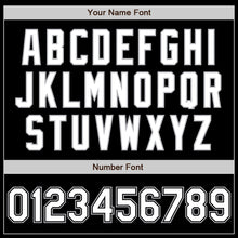 Load image into Gallery viewer, Custom Black White-Gray Authentic Baseball Jersey