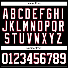 Load image into Gallery viewer, Custom Black White-Cardinal Hockey Lace Neck Jersey