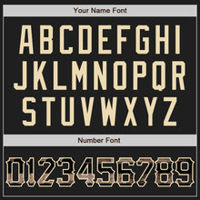 Load image into Gallery viewer, Custom Black Camo USA Flag-City Cream Authentic Baseball Jersey