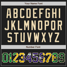 Load image into Gallery viewer, Custom Black Vintage Brazilian Flag-City Cream Authentic Baseball Jersey