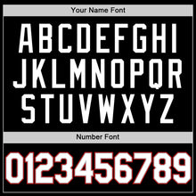 Load image into Gallery viewer, Custom Black Gray-Red Authentic Throwback Baseball Jersey