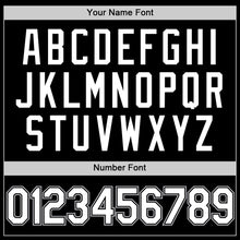 Load image into Gallery viewer, Custom Black White-Gray Authentic Throwback Baseball Jersey