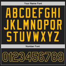 Load image into Gallery viewer, Custom Black Red Authentic Throwback Basketball Jersey