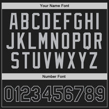 Load image into Gallery viewer, Custom Black Gray Authentic Throwback Basketball Jersey