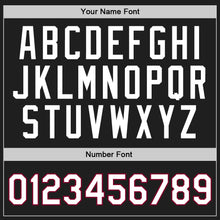 Load image into Gallery viewer, Custom Black White-Maroon Authentic Throwback Basketball Jersey