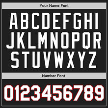 Load image into Gallery viewer, Custom Black Gray-Red Authentic Throwback Basketball Jersey