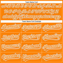 Load image into Gallery viewer, Custom Bay Orange White-Gray Authentic Baseball Jersey