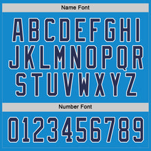 Load image into Gallery viewer, Custom Blue Navy-White Hockey Jersey