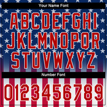 Load image into Gallery viewer, Custom Blue Red-White 3D American Flag Fashion Performance T-Shirt