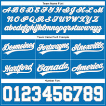 Load image into Gallery viewer, Custom Blue White-Gray Authentic Throwback Basketball Shorts