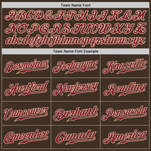 Load image into Gallery viewer, Custom Brown Crimson-City Cream Authentic Baseball Jersey