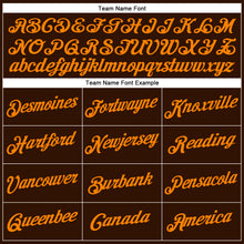 Load image into Gallery viewer, Custom Brown Bay Orange Performance T-Shirt