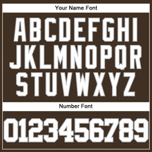 Load image into Gallery viewer, Custom Brown White-Gray Authentic Baseball Jersey