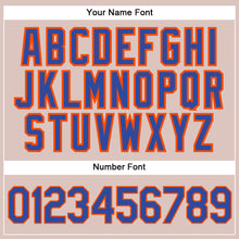 Load image into Gallery viewer, Custom Camo Royal-Orange Authentic Salute To Service Baseball Jersey