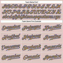 Load image into Gallery viewer, Custom Camo Old Gold-Royal Authentic Salute To Service Baseball Jersey