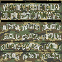 Load image into Gallery viewer, Custom Camo Olive-White Round Neck Sublimation Salute To Service Basketball Suit Jersey