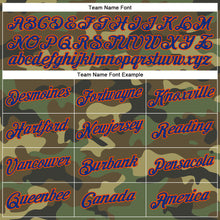 Load image into Gallery viewer, Custom Camo Royal-Orange Performance Salute To Service T-Shirt