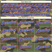 Load image into Gallery viewer, Custom Camo Royal-Red Performance Salute To Service T-Shirt